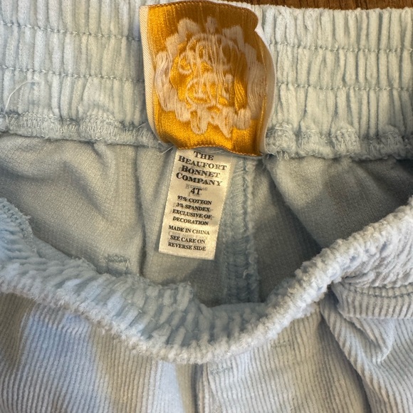 GUC. TBBC Corduroy Sheffield Pants. Baby blue. Size 4T. - Picture 10 of 10